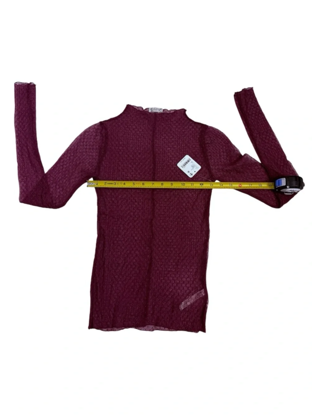 Free People Minding‎ My Own Business Mesh Top, Size XSMALL